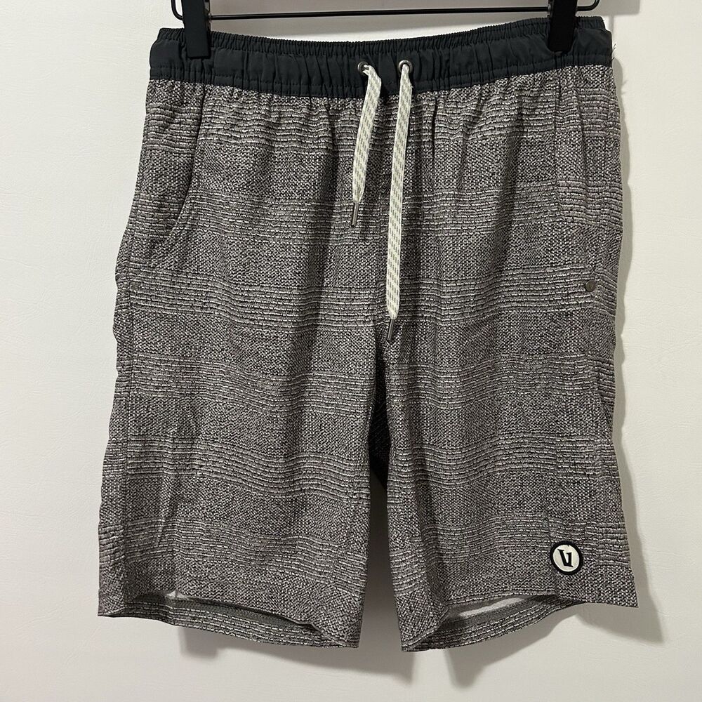VUORI Mens Kore Active Short Sz S Black Lined 7” Inseam Training Running Gym